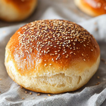 Keto Sesame Seed Burger Buns