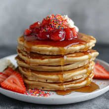 Peanut Butter & Jelly Pancakes for Kids