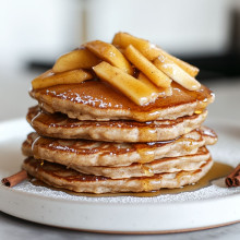  Baked Apple Oatmeal Pancakes 