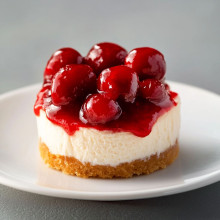 Cherry Bliss Mini Cheesecake