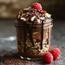 Brownie Batter Overnight Oats
