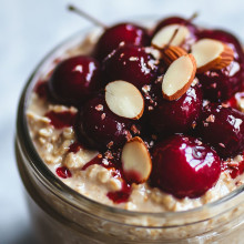 Cherry Almond Overnight Oats