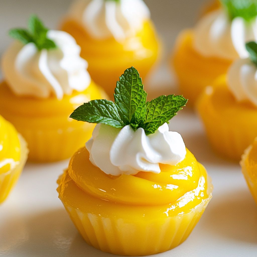 Mini Mango Mousse Cups