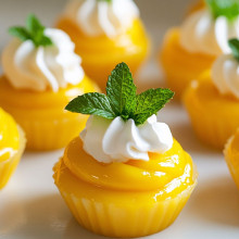 Mini Mango Mousse Cups