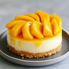Mango Delight Mini Cheesecake
