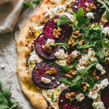 Roasted Beet & Feta Flatbread