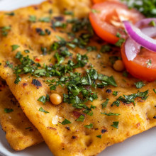 Crispy Chickpea Flatbread