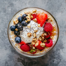 Garden Berry Delight Overnight Oats