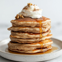  Cinnamon Swirl Protein Pancakes 
