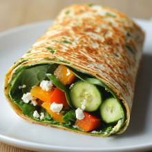 Gluten-Free Spinach Flatbread Wraps
