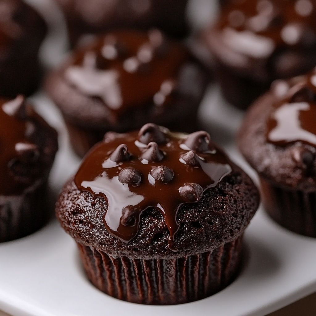 Double Chocolate Mini Muffins