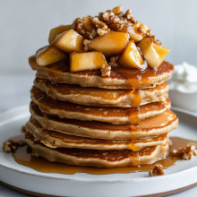  Caramel Apple Pancakes 