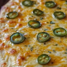 Jalapeño Cheddar Flatbread