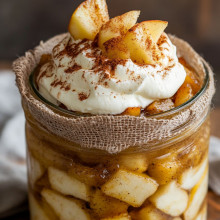 Cinnamon Apple Cake Jar