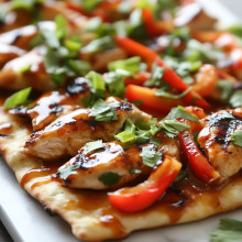 Sweet Chili Chicken Flatbread