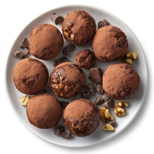 Mini Fudge Brownie Truffles