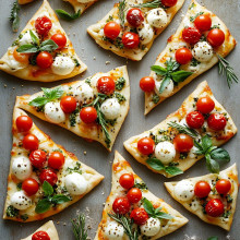 Gluten-Free Christmas Tree Flatbreads