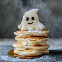 Spooky Ghost Pancakes