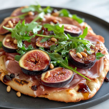 Fig & Prosciutto Flatbread with Arugula