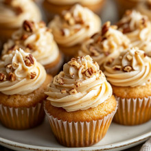Maple Pecan Mini Cupcakes