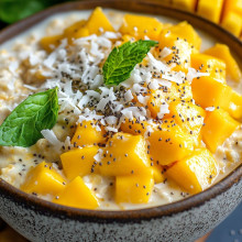 Tropical Mango Overnight Oats
