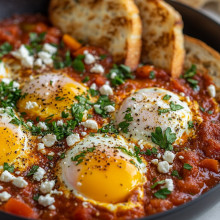 Budget-Friendly Shakshuka (Eggs in Tomato Sauce)