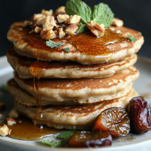  Tahini & Date Pancakes 