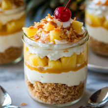 Pina Colada Dessert Jar
