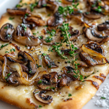 Caramelized Onion & Mushroom Flatbread
