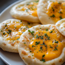 Cheesy Gluten-Free Flatbread Rounds