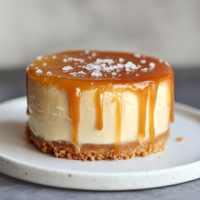 Salted Caramel Mini Cheesecake