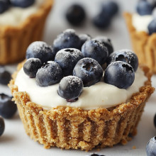 No-Bake Blueberry Pie Cups
