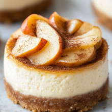 Apple Cinnamon Mini Cheesecake