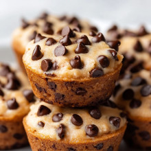 Mini Chocolate Chip Cookie Dough Cups