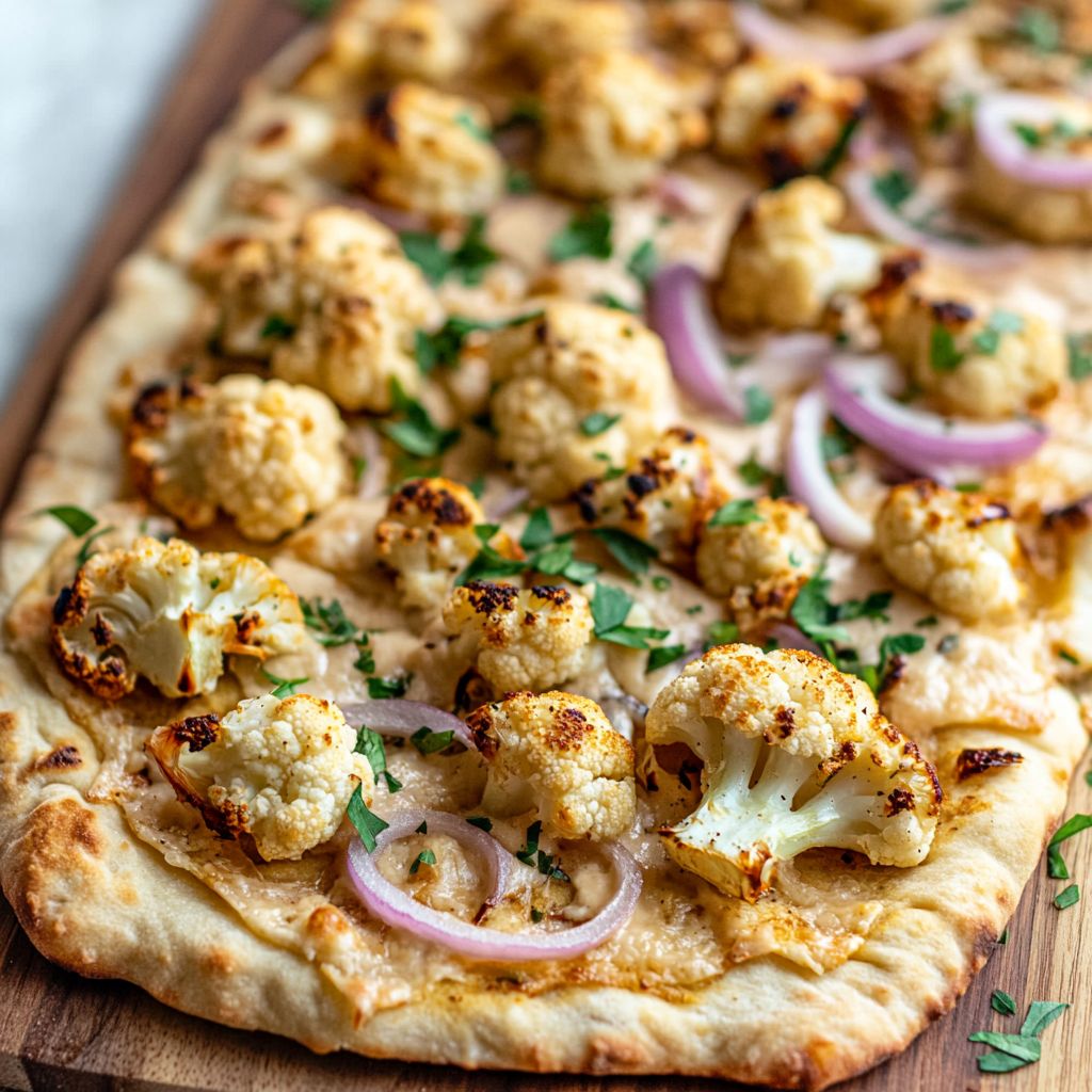 Roasted Cauliflower Flatbread