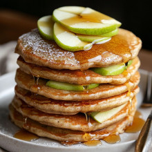  Green Apple Cinnamon Pancakes 