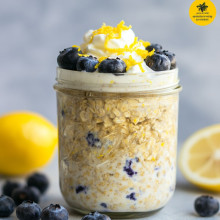 Lemon Blueberry Overnight Oats