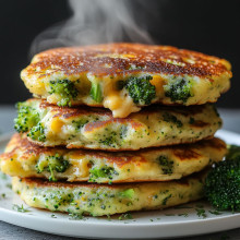 Broccoli and Cheese Pancakes