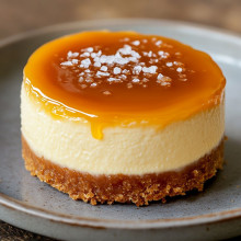 Salted Caramel Mini Cheesecake