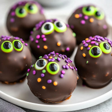 No-Bake Monster Eyeball Truffles