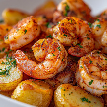  Sheet Pan Cajun Shrimp with Potatoes 