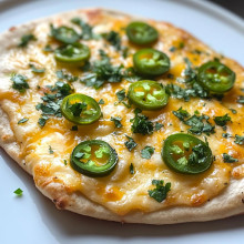 Gluten-Free Jalapeño Cheddar Flatbread