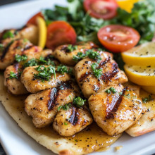  Lemon Honey Chicken Flatbread 