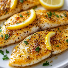 Easy Baked Lemon Pepper Tilapia
