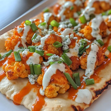 Buffalo Cauliflower Flatbread