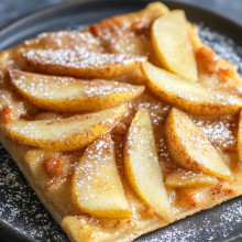  Cinnamon Pear Flatbread 