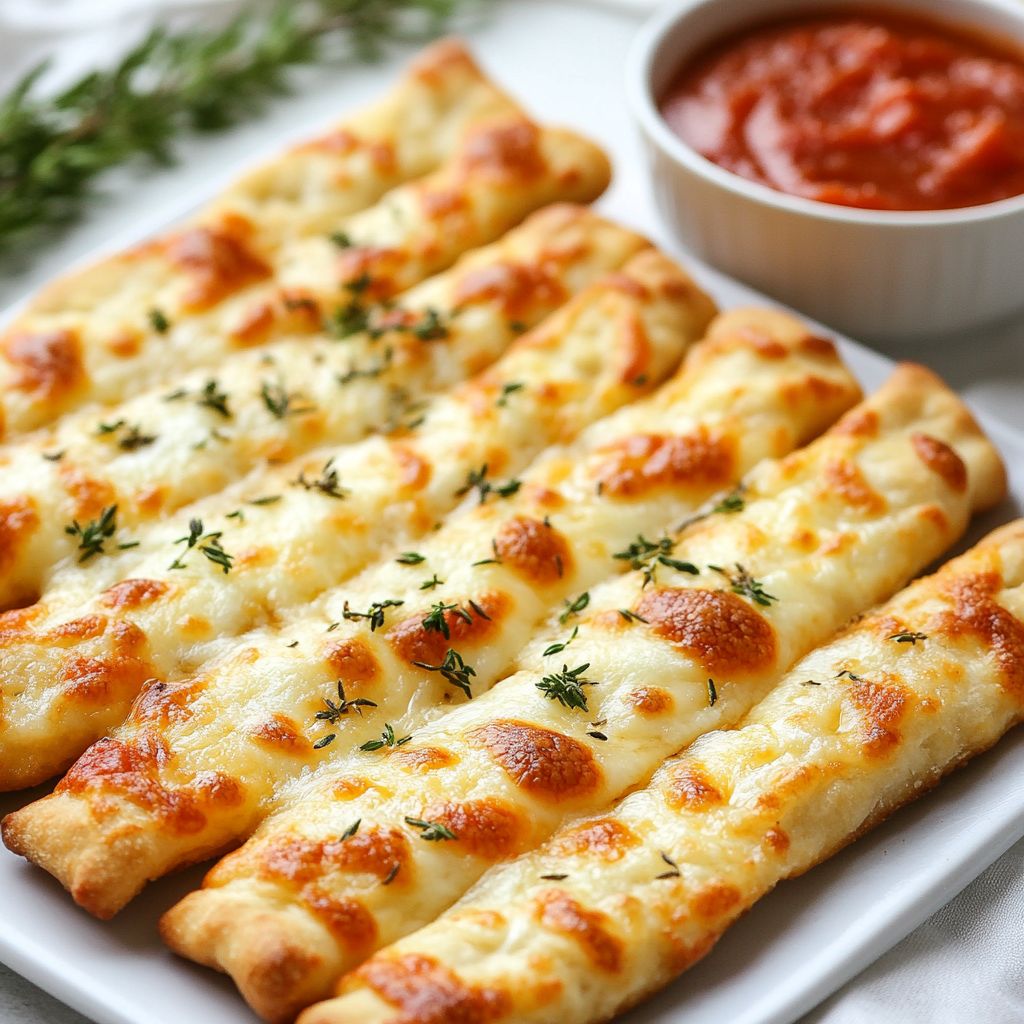 Cheesy Gluten-Free Flatbread Sticks