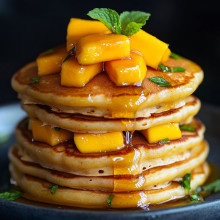 Mango Sunshine Pancakes