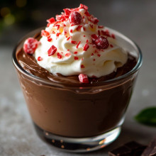 No-Bake Chocolate Peppermint Mousse Cups