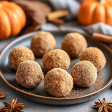 No-Bake Pumpkin Spice Truffles